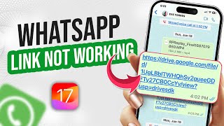 How to Fix WhatsApp Link Not Working on iPhone Problem  WhatsApp Link Not Opening [upl. by Artenak85]