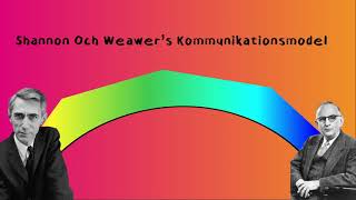 Shanon och Weavers kommunikationsmodell [upl. by Ettegirb]