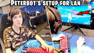 Peterbots Gaming SETUP tour at the FNCS GLOBAL CHAMPIONSHIP [upl. by Shalom156]