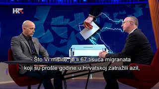 Nedjeljom u 2  Ivica Puljak Migranti su nam potrebni trebamo biti otvoreni prema njima [upl. by Yanarp]