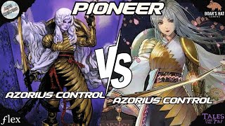 Azorius Control VS Azorius Control MTG Pioneer [upl. by Aerdnaeel]