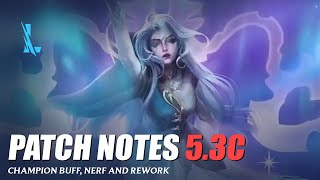 Patch Notes 53c  Wild Rift [upl. by Bertasi]