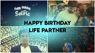 Happy birthday Life partner 🥰 Lover birthday mashup WhatsApp status tamil 😘 [upl. by Ahsenid378]