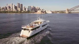 Rolls Royce Dawn launch Sydney Harbour [upl. by Eseilanna]