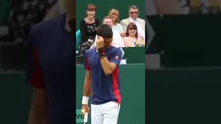 Novak Djokovic IMITATES Maria Sharapova [upl. by Gentilis303]