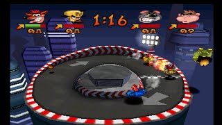 Crash Bash Adventure Part 32 Dot Dash Trophy [upl. by Bartel]