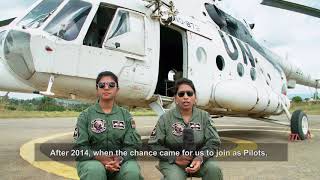 WOMEN LEADERS female Bangladeshi military combat pilots [upl. by Gaidano938]