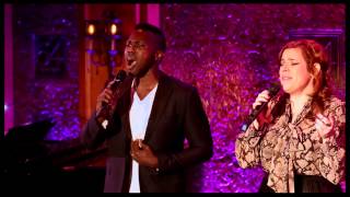 Video Fall for Alysha Umphress amp Joshua Henry as They Sing Croon RampH Love Songs [upl. by Skricki38]