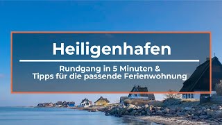 Heiligenhafen in 5 Minuten amp Tipps für die passende Ferienwohnung in der Kleinstadt an der Ostsee [upl. by Duax]