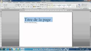 Découverte de Word Traitement de texte [upl. by Soph]