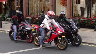 Superbikes in London November 2023  HarleyDavidsonsMotorbikes [upl. by Jasik33]