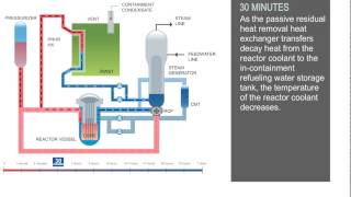 AP1000 Station Blackout  Passive Core Cooling [upl. by Ressan]