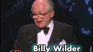 Billy Wilder Accepts the AFI Life Achievement Award in 1986 [upl. by Yrod]