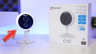 Cámara de seguridad calidadprecio  Review y cómo configurar  Ezviz C1C [upl. by Summons]