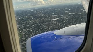 Southwest Airlines landing at FLL [upl. by Htebaras]