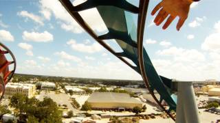 Dragon Challenge ICE POV Universals Islands Of Adventure Roller Coaster [upl. by Sidonius]