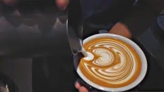 The Worlds Most Satisfying Barista Latte Art Training Compilation [upl. by Anirtruc]