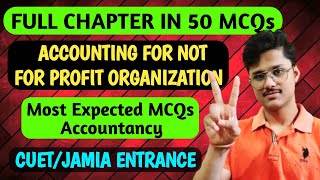 ACCOUNTANCY MOST EXPECTED MCQs CUET 2025  JAMIA ENTRANCE  Accounts Chapter 1 important mcqs [upl. by Tacklind]