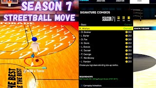 SEASON 7 RAFER ALSTON STREETBALL SIG COMBO NBA 2K22 [upl. by Annaierb7]