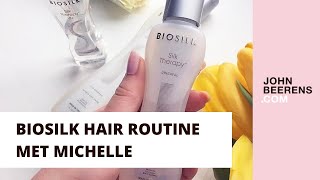 How to BioSilk Hair Routine van Michelle  miespiration [upl. by Nagram80]