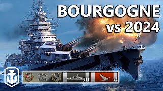 Is Bourgogne Still The Best Steel Battleship In 2024 [upl. by Ennybor]