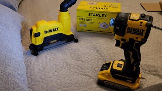 Распаковка и тест  DeWALT DCF870 пылевой адаптер и респираторы STANLEY [upl. by Aikel]