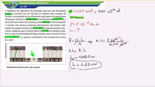 Resistividade elétrica Exercícios [upl. by Akimit625]