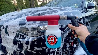 Adams Premium Foam Gun  A Worthy Car Washing Accessory [upl. by Nalliuq884]