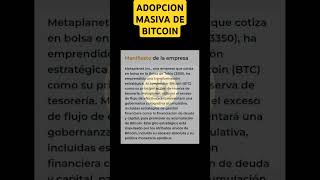 Multimillonaria compra de bitcoin bitcoin criptomonedas noticiasbitcoinhoy criptotrading btc [upl. by Gratia]