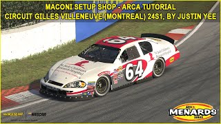 iRacing ARCA Circuit Gilles Villeneuve Montreal Guide to Qualifying and Race 24S1 [upl. by Dwan]