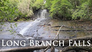 Long Branch Falls  Pisgah National Forest  North Carolina  USA [upl. by Neidhardt192]