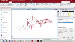 Assigning Properties and Loads in STAADPro CONNECT Edition [upl. by Honeyman]