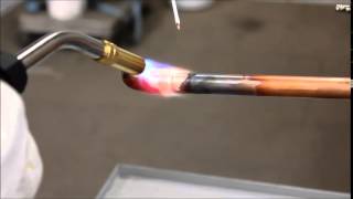 Braze A Gas Vs Mapp Gas Video [upl. by Ahsinrev]