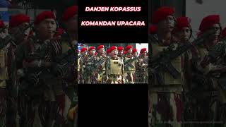 DANJEN KOPASSUS JADI KOMANDAN UPACARA HUT TNI [upl. by Eikcin639]