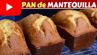 CON INGREDIENTES que TIENES en CASA PAN ESPONJOSO de MANTEQUILLA Dulce Hogar Recetas 💕 [upl. by Ferd]