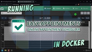 Run EasyAppointments  Appointment Scheduler System  in Docker [upl. by Harve179]