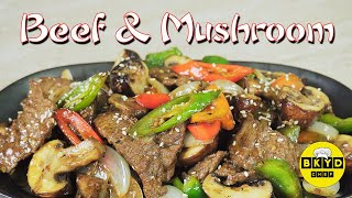 Beef and Mushroom Stir Fry – How to make Beef and Mushroom Chinese Style – Beef and Mushroom Recipe [upl. by Waylon]