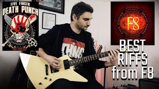 Five Finger Death Punch BEST RIFFS from F8 GUITAR COVER New Album 2020 [upl. by Siryt320]