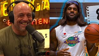 Joe Rogan amp Ice Cube Joke About Transgender Athletes Ruining Womens Sports Lebron James WNBA Lia [upl. by Ahsataj109]