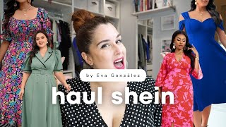 SHEIN CURVE try on HAUL 😎 vestidos para todas las ocasiones [upl. by Htebazil]