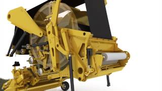 Vermeer Continuous Round Baler Concept  How It Works [upl. by Alexandria]