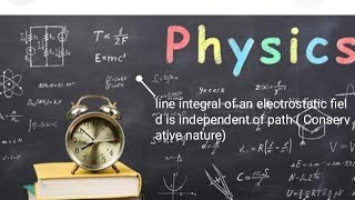 line integral of an electrostatic field is independent of path  Conservative nature bsc 1st year [upl. by Riay]