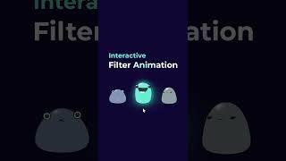 Interactive SVG Filter Animation  SVGator [upl. by Voorhis]