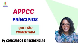 APPCC PRÍNCIPIOS  QUESTÃO COMENTADA DE NUTRIÇÃO [upl. by Llenel]