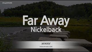 NickelbackFar Away Karaoke Version [upl. by Adnarahs]