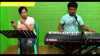 Pledging My Love  cover with Manilyn  MARVIN AGNE SONGS AND COVERS [upl. by Aihsemek528]