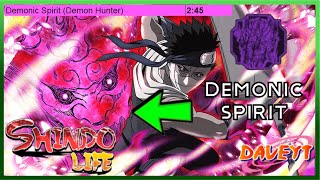 Demonic Spirit LOCATION  SHOWCASE  Shindo Life [upl. by Mariken585]