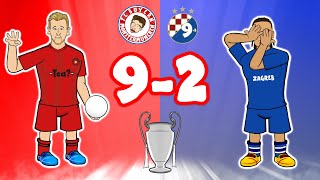 92 BAYERN MUNICH demolish DINAMO ZAGREB💥 Champions League Kane Goals Highlights [upl. by Derina429]