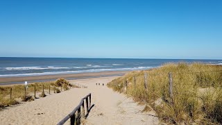 Walking around the Dutch Coast 🌊  Noordwijk  4K60 [upl. by Aidualc]