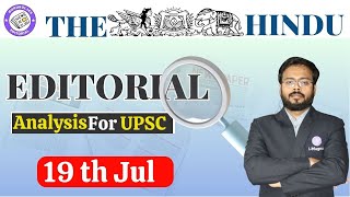 The Hindu Editorial Analysis  19th Jul 2024  Vocab  By  Dr Kuldeep sir [upl. by Ggerg392]